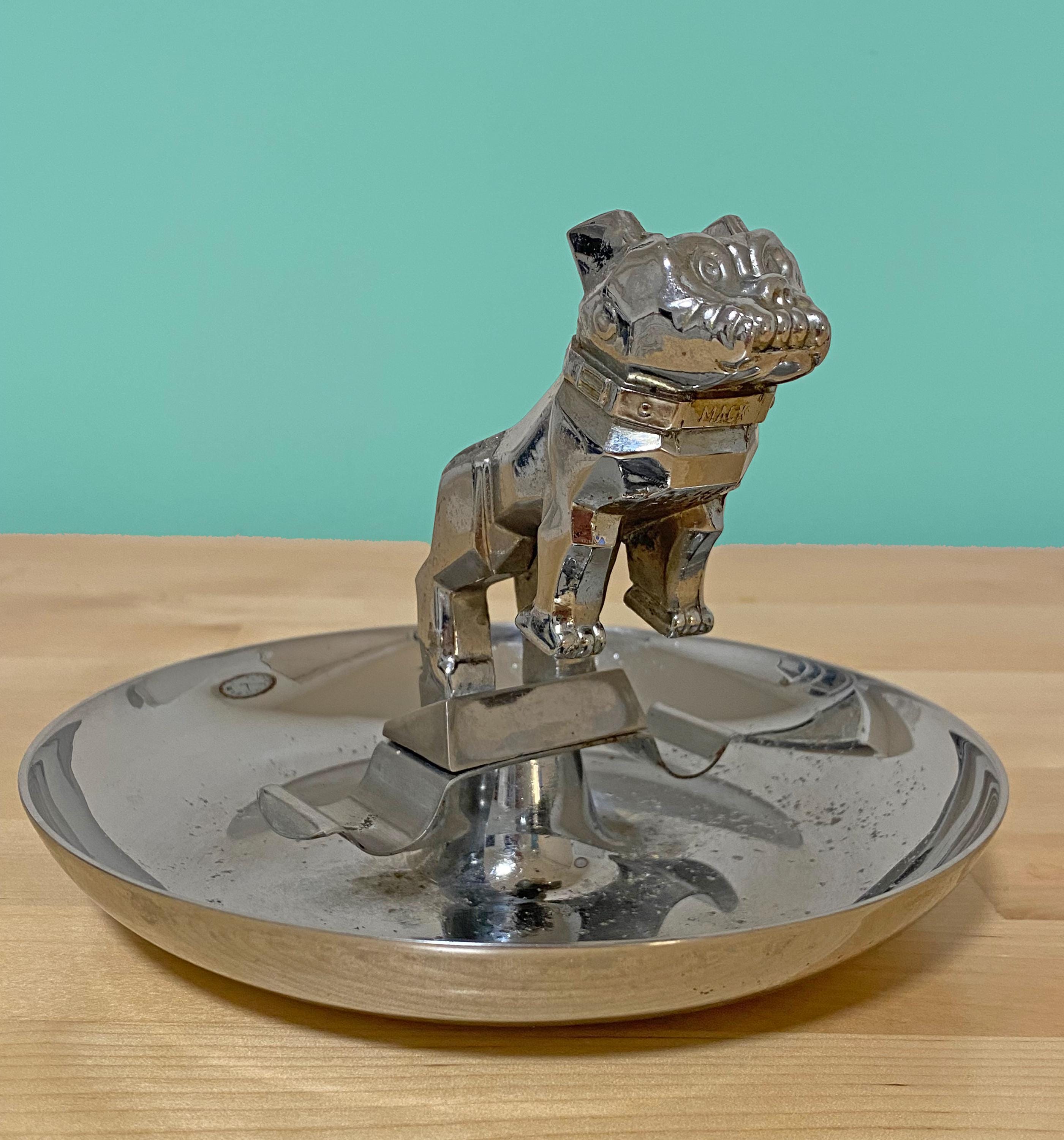 70's ヴィンテージ マックトラック ブルドッグ 灰皿 小物 Vintage Mack Trucks Bulldog Cigar Ashtray - Etsy