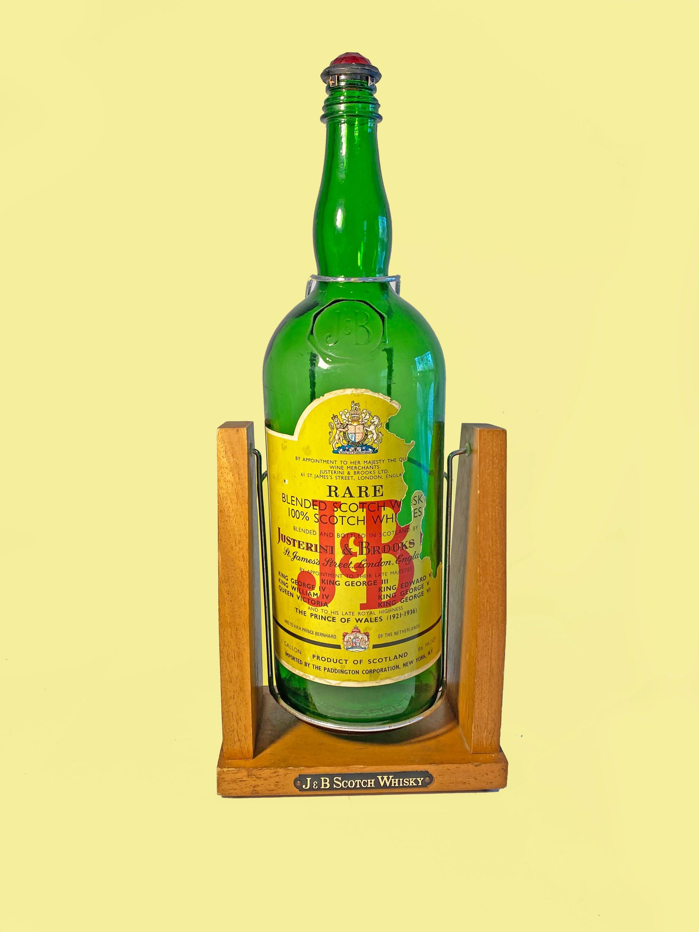 Rare J&B Scotch Whisky 1 Gallon Bottle With Pouring Cradle - Etsy