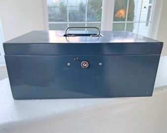 Vintage Steel Master Cash Box
