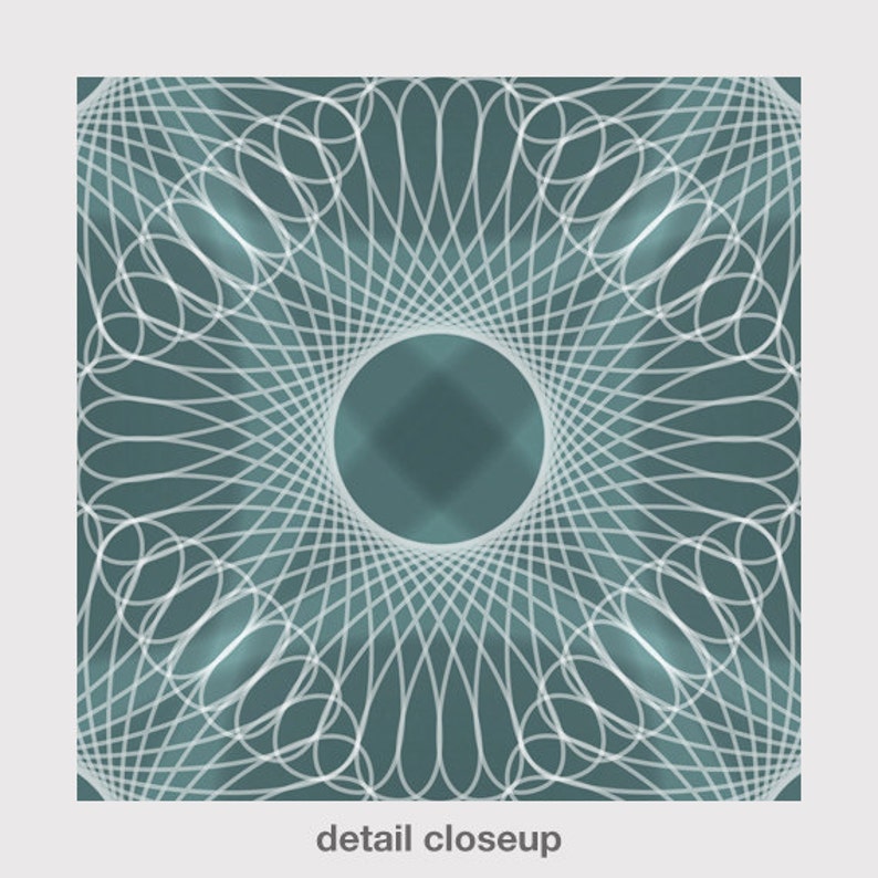 Abstract Art Print Teal Art Geometric Line Art Modern Art Etsy