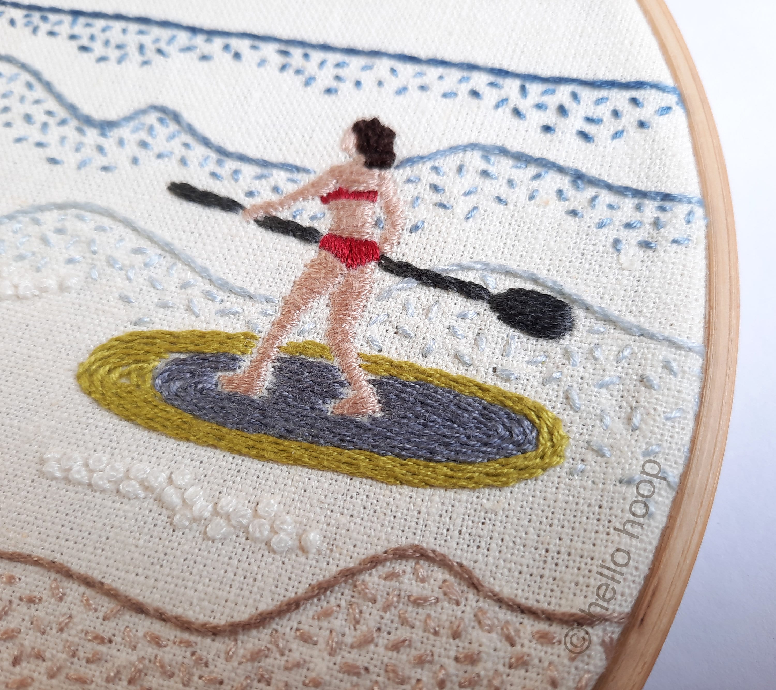 Summer Hand Embroidery Pattern - Day at the Beach - PDF - Instant ...