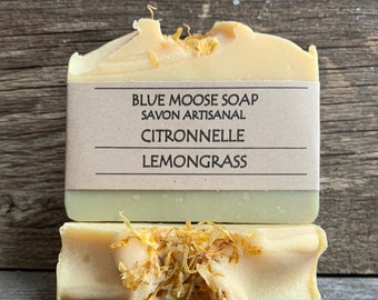 Lemongrass Soap / Vegan Soap / Natural Soap / Handmade / Essential Oils