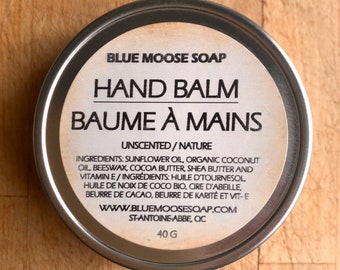 All Natural Hand Balm / Hand and Foot Salve / Chapped Hand Relief / Zero Waste Hand Salve / Natural Cuticle Balm