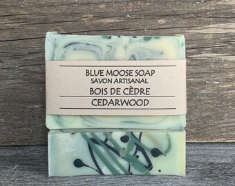 Cedarwood Soap / Vegan Soap / Hand Made / Men's Gift / Spa Gift