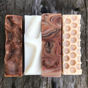 4 Big Bars Soap Gift Set Natural Soap Vegan Soap Hand Made Soap image 2