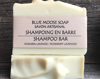 Shampoo Bar / Rosemary Lavender / All Natural Shampoo / Handmade / Vegan / Solid Shampoo