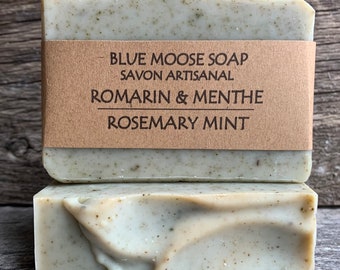 Rosemary Mint Soap / All Natural Soap / Handmade Soap / Vegan