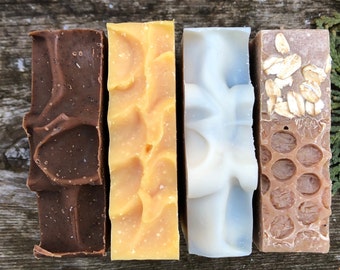 4 Big Bars - Soap Gift Set - Natural Soap - Vegan Soap - Hand Made Soap
