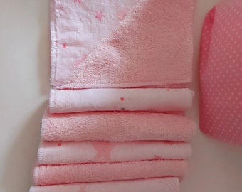 baby girl reusable wipes