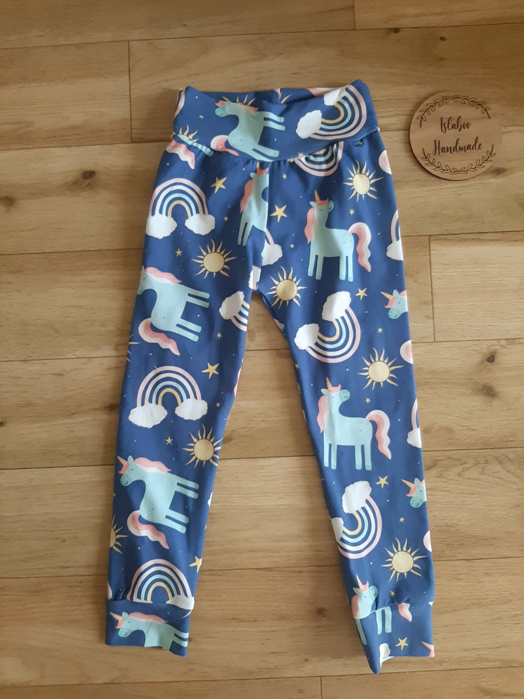Unicorn and Rainbow Leggings, Unicorn Leggings, Organic Rainbows and
