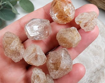 Fenster Quartz Crystal from Balochistan Pakistan | Natural Skeletal Quartz Point