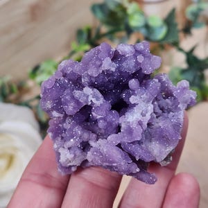 Purple Grape Agate Cluster | Sulawesi Indonesia Botryoidal Crystal Specimen