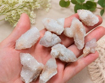 White Spirit Quartz Cluster | South Africa Mini Cactus Quartz Point