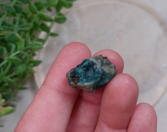 Pierre Précieuse Rare GRANDIDIERITE Bleue Verte De Madagascar - 26,26 Carats - Naturelle