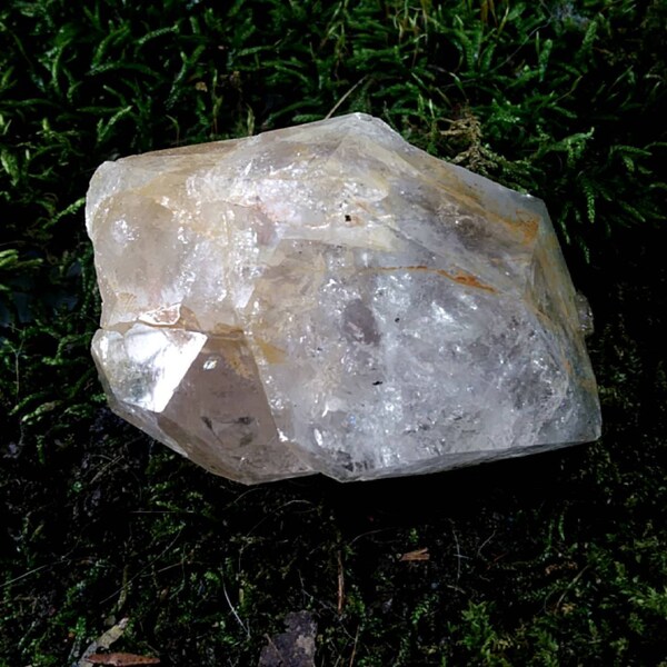 Large herkimer crystal point Golden healer New York herkimer quartz crystal  herkimer diamond crystal large herkimer healing crystal D21