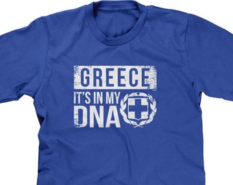 Greece Coat of Arms Hellenic Republic Greek Pride Mens V-neck T-shirt