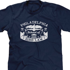 Philadelphia School Of Bird Law Mens Short Sleeve  - School Books Study Funny Humor Joke Friends Family Gift Present    -DT-01538