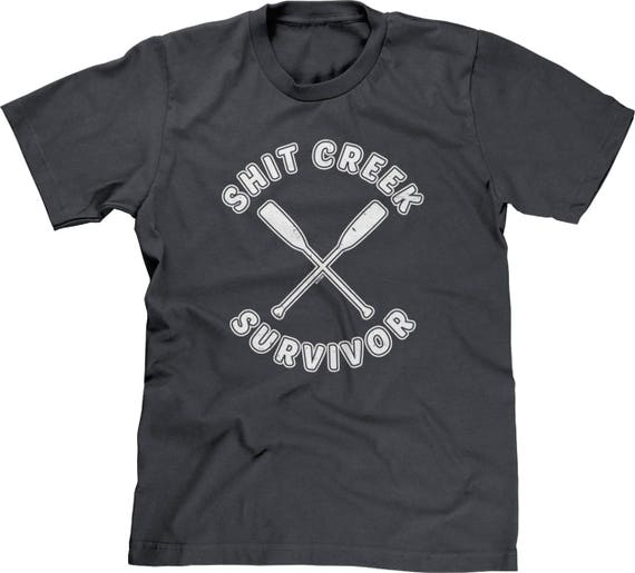Blittzen Mens Tank Top Shit Creek Survivor