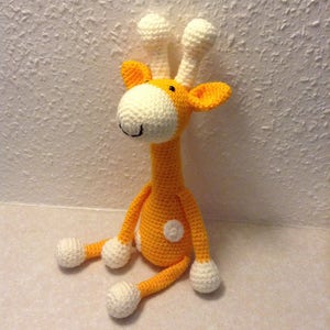 Giraffe toy Crochet amigurumi Giraffe stuffed animals plush toy gifts for kids handmade toy Christmas gift stocking filler woodland animals