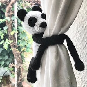 Panda Vorhang Raffhalter (single) Tier Raffhalter Kinderzimmer Dekoration Baby Geschenk Babyparty Geschenk Panda