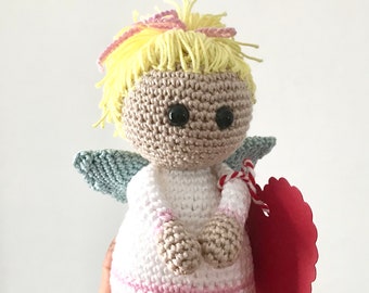 Crochet Angel House decoration Christmas house accents Handmade Angel Amugurumi Angel Crochet collectibles