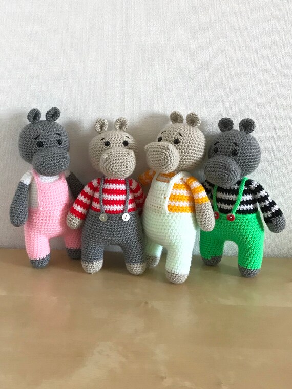Handmade Crochet: Happy the Hippo Handmade Crochet: Happy the Hippo