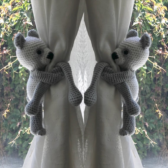 Pandas Pair Nursery Curtain Tie Backs Nursery Children Room Etsy