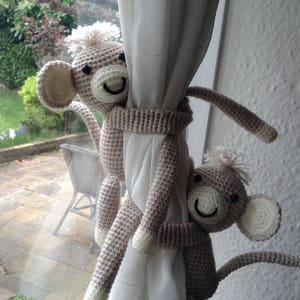 Fermatende a forma di scimmia, fermatende per cameretta dei bambini, decorazioni per cameretta dei bambini, regalo per baby shower, decorazioni per cameretta dei bambini