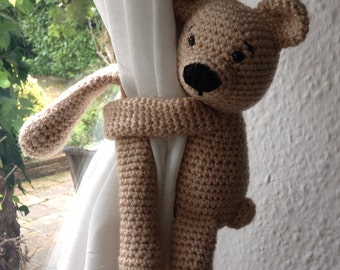 Teddy Bear curtain tiebacks