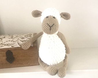 Crochet sheep Amigurumi lamb Staffed animals Plush sheep