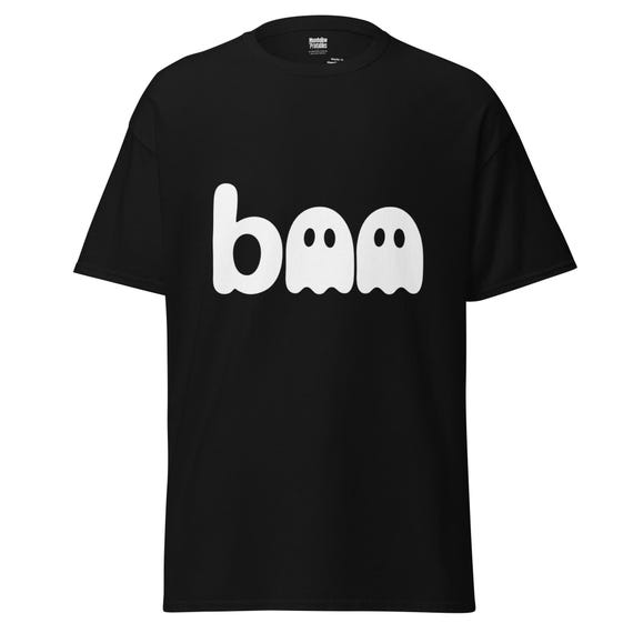 boo Ghost Shirt | Cute Ghost Tee | Minimal Halloween Shirt | Spooky Season Tee | Available in 9 Colors | Moonhollow Printables