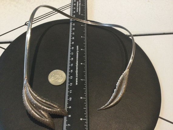 Statement 925 Leaf Collar - Amazing! - image 6