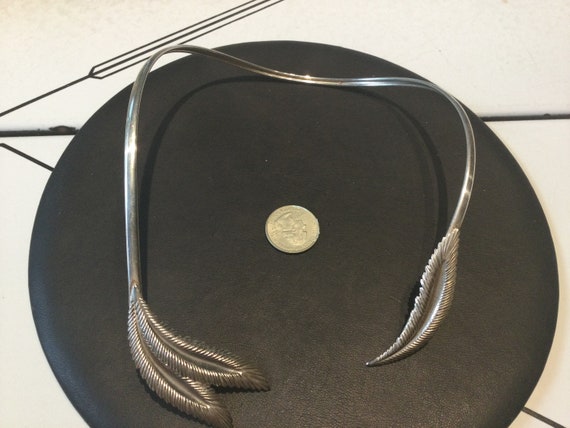 Statement 925 Leaf Collar - Amazing! - image 3