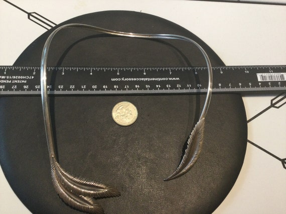 Statement 925 Leaf Collar - Amazing! - image 1