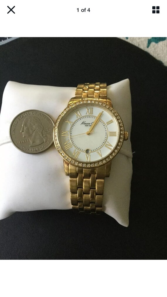 Kenneth Cole Water Resistant Rhinestone Ladies Watch (C427  display picture 2