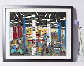 New York Art - Times Square Art - Home Decor - New York Gift - NYC
