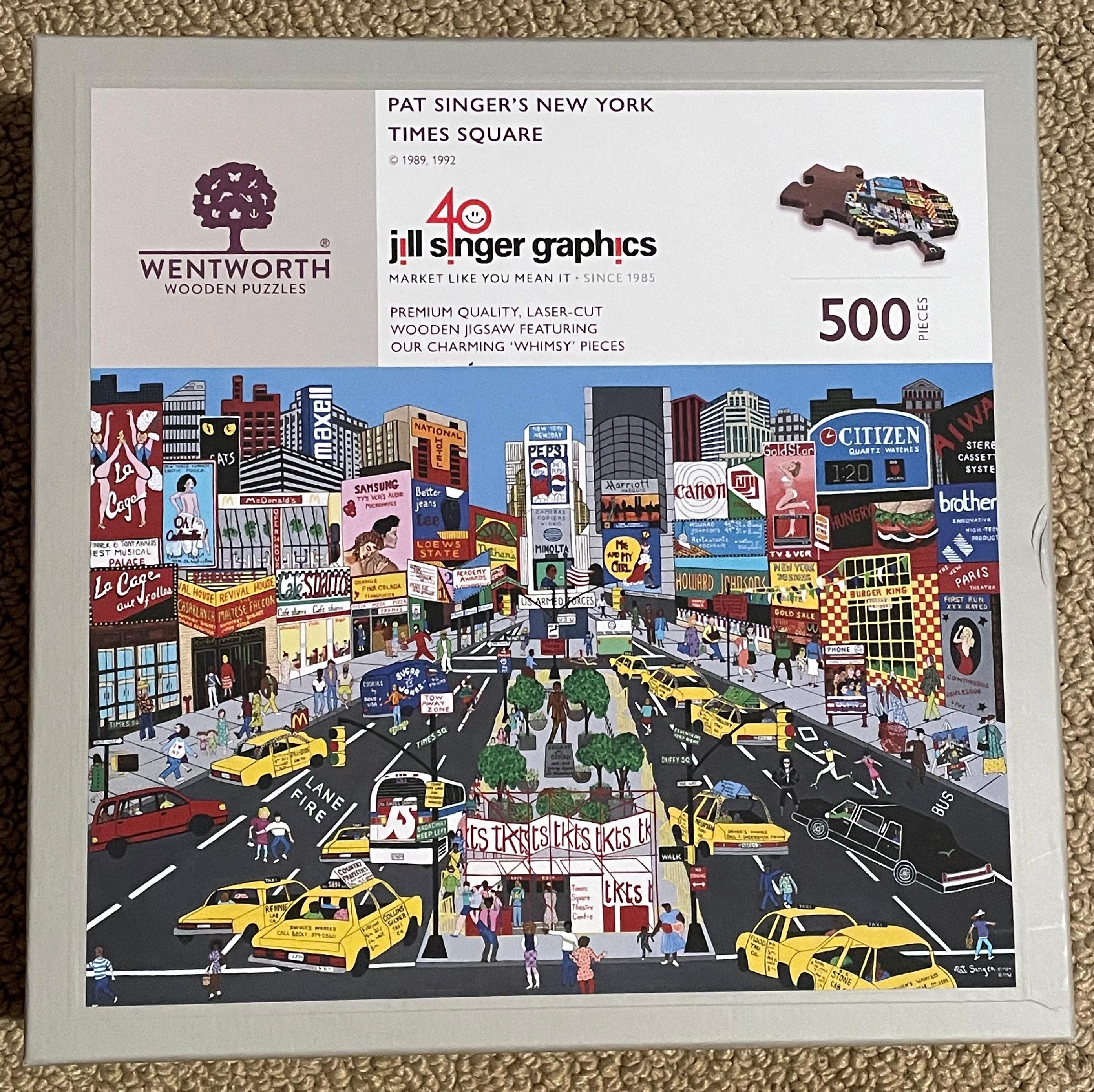 NYC Times Square Wentworth Wooden Puzzle - Limited Edition - Etsy