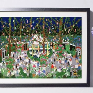 New York Art - Tavern on the Green Art - Home Decor - New York Gift - NYC Art Print - Pat Singer&#39;s New York
