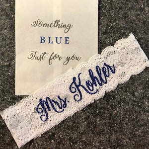 Blue Garter, Wedding Garter, Personalized Garters, Something Blue, You're Next, Wedding Garter, Personalized Wedding Garters, Toss Garter