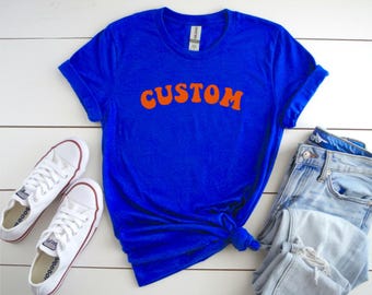 Aangepast gepersonaliseerd Royal Orange-naamshirt, aangepast Taylor Stevie-basketbalshirt, New York fan basketbalcadeau, aangepast basketbalshirt basketbal