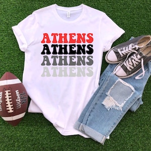 Groovy Georgia Bulldogs School Spirit T-Shirt , Athens Georgia Shirt, Bulldog College Game Day Shirt UGA Shirt, Dawgs Tailgate