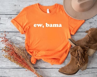 Shirt Ew Bama, shirt rivaliteit wedstrijddag, shirt Tennessee Vols voetbalwedstrijd dag, voetbalshirt Tennessee, shirt Vols, shirt Tennessee meisje