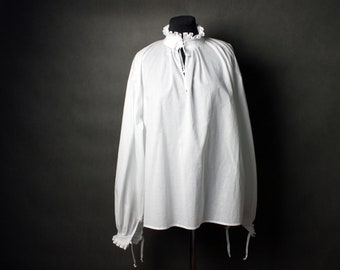 Renaissance white shirt for Tudor or Elizabethan costume