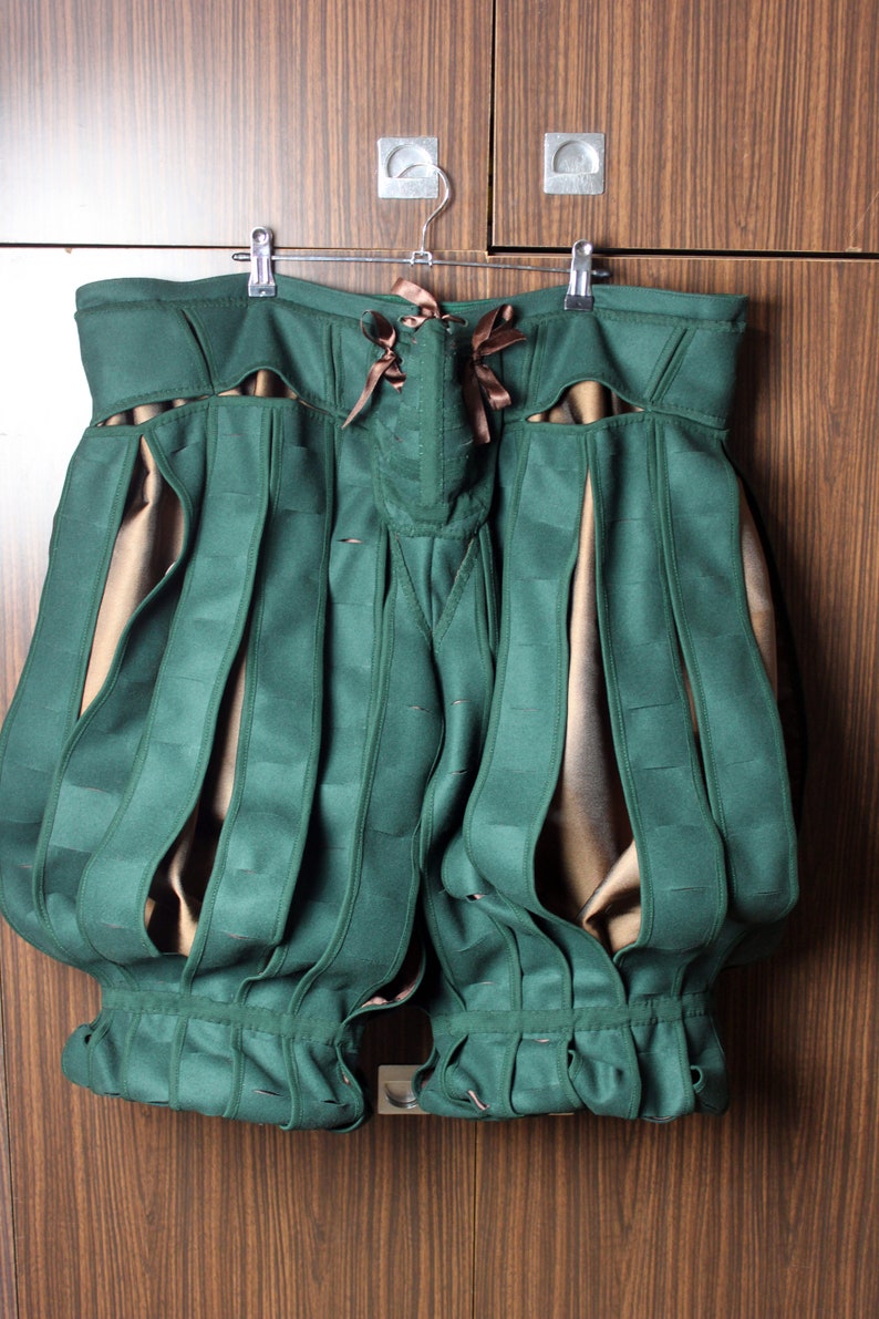 Renaissance Pants With Codpiece 16th Century Trunk Hose Etsy