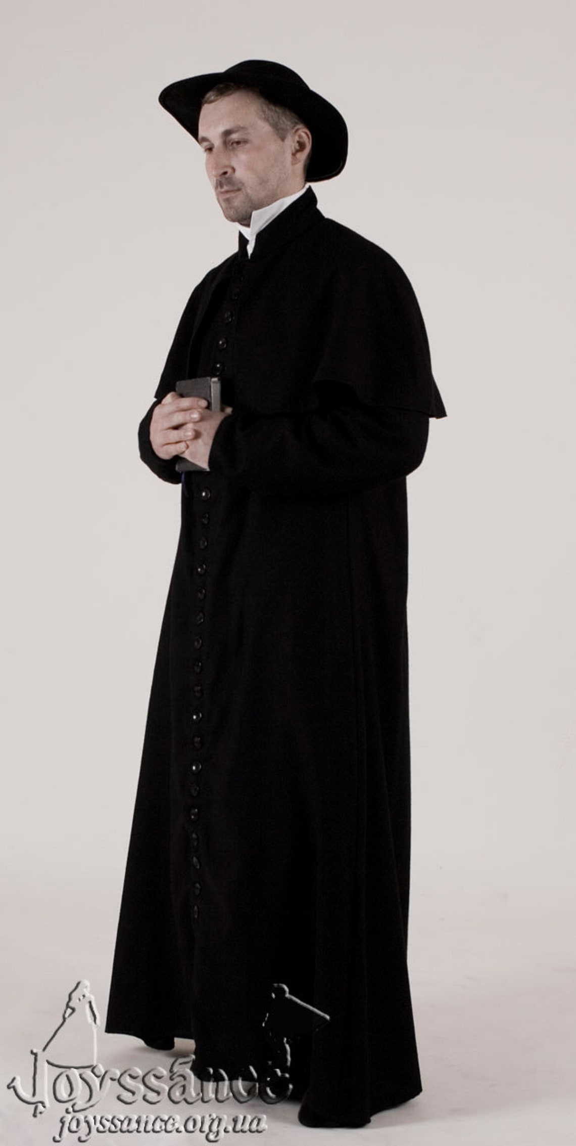 Black Priest Robe, Religious Cassock Custom Order - Etsy