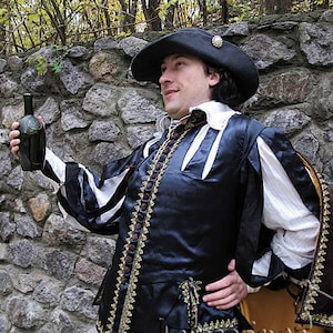 1620s baroque costume, French musketeer clothing - Made to order