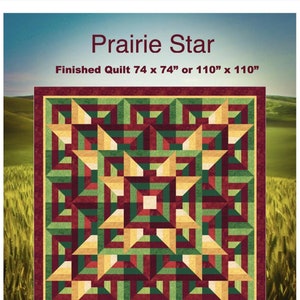 Prairie Star Quilt Pattern- Digital Download