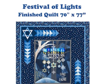 Festival of Lights Quilt Pattern- Digital Download