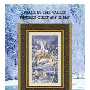 Peace In The Valley Quilt Pattern - Digital Download