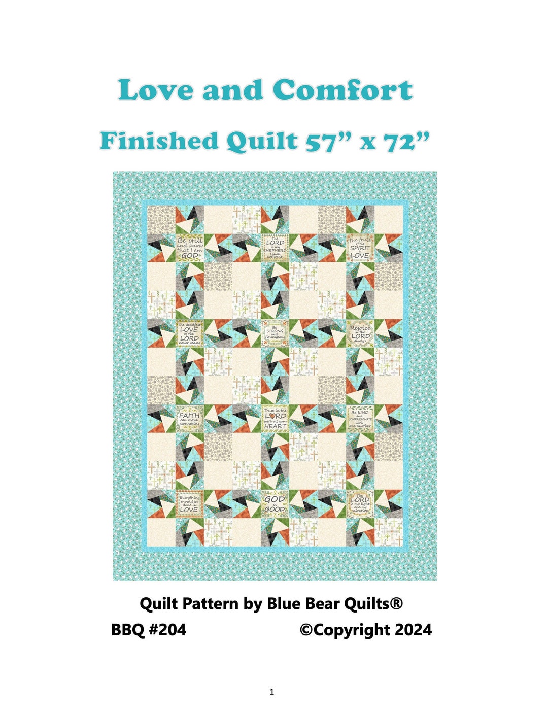 Pattern Print Canada Love Bed Set Quilt main image 0